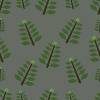 illustration of stalks and leaves for background vector