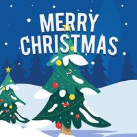Merry christmas background vector
