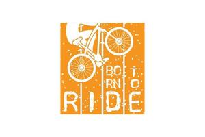 Cycle Ride T-shirt design vector