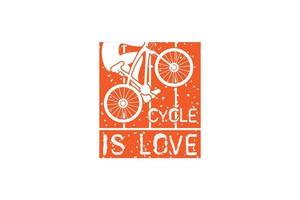 Cycle Ride T-shirt design vector