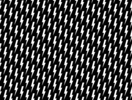 Monochrome lightning vector seamless pattern illustration. White thunderbolts texture for print on black background.
