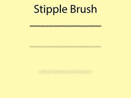 Stipple Brush Illustration vector