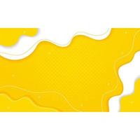 diseño líquido del efecto de semitono del fondo abstracto amarillo. pancarta, cartel, aviador, sitio web, necesidades. vector