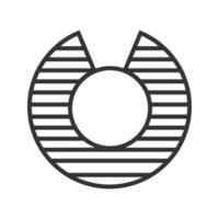 Vulnerability linear icon. Thin line illustration. Abstract metaphor contour symbol. Vector isolated outline drawing