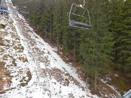 JASNA, SLOVAKIA - JANUARY 01, 2014 Tourism in city and resort photo