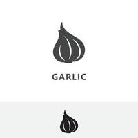 Garlic logo icon vector illustration