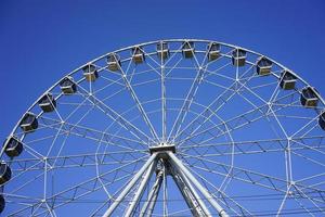 Ferris wheel Ferris wheel with closed cabins photo