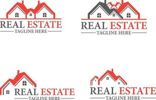 Real Estate Logo Template Pack vector