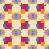 Seamless Pattern Background of Abstract Square Shape vector