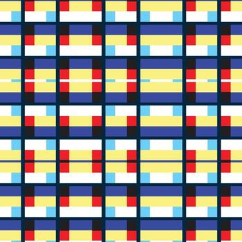 Seamless Pattern Background of Abstract Square Shape vector