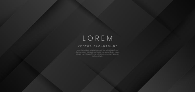 Abstract black and grey gradient geometric diagonal background.