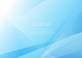 Abstract soft blue geometric diagonal overlay layer background. vector