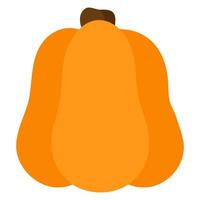 calabaza de halloween jack-o-lantern trapecio naranja. vector