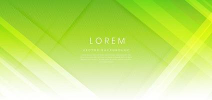Abstract soft green gradient geometric diagonal overlay layer background. vector