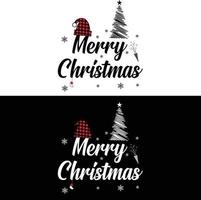 Christmas And New Year typography t-shirt design. It can be used on T-Shirts, Mugs, Poster Cards, and much more. vector