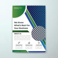 corporate, real estate, business flyer template vector