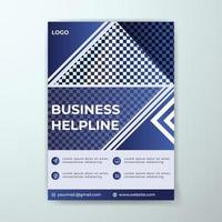 Business flyer template in A4 size vector