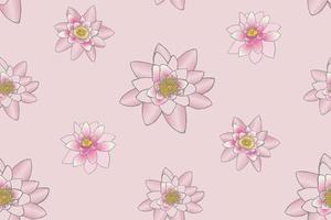 Rose Lotus Digital Art Seamless pattern photo