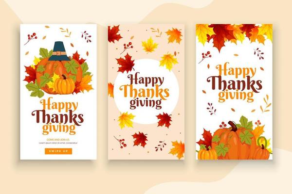 thanksgiving card background design template