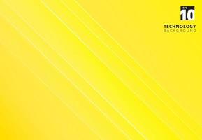 Abstract yellow image that depicts technology with overlapping diagonal lines. vector