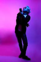 Man in Vivid Light photo