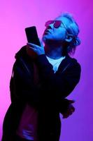 Man in Vivid Color photo