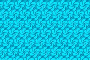 Blue geometric flowers seamless pattern. Repeating pattern with flowers, overlapping blue floral shapes. vector