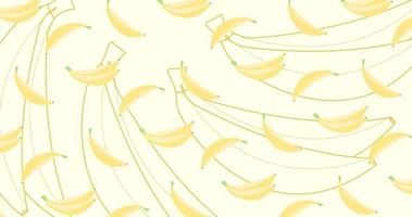 banana seamless pattern background by vector