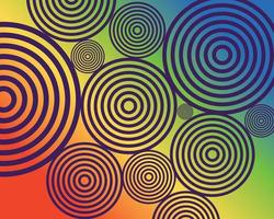 spiral pattern in rainbow color background, wallpaper, by vector