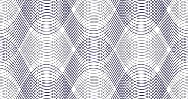 abstract blue line in wavy pattern vector