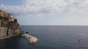 Beautiful scenery of Cinque Terre Manarola, Italy video