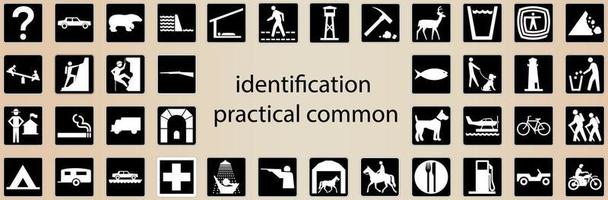 identification icon, User profile icon