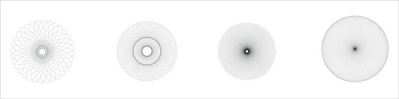 elementos ópticos vectoriales eps 10 vector