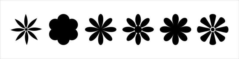 Set of different flower vector