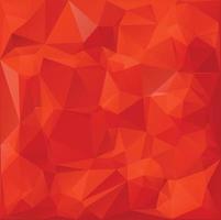 Red color 3d polygon background, modern origami texture. Vector illustration. Design element.