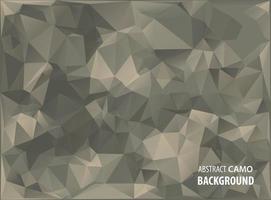 Abstract Vector Military Camouflage Background Made of Geometric Triangles Shapes.