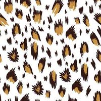 leopardo appaloosa piel de vaca impresión de piel de caballo diseño de patrones sin fisuras. vector patrón de textura animal con pequeñas manchas marrones sobre fondo beige. estampado de animales de patrones sin fisuras.