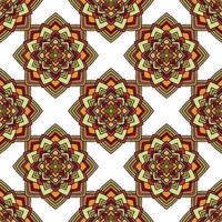 Seamless vector decorative ethnic pattern with geometric ornaments. Background for printing on paper, wallpaper, covers, textiles, fabrics, for decoration, decoupage, scrapbooking and other