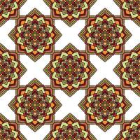 Seamless vector decorative ethnic pattern with geometric ornaments. Background for printing on paper, wallpaper, covers, textiles, fabrics, for decoration, decoupage, scrapbooking and other