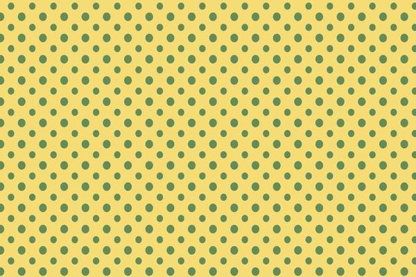 green and yellow polka dots seamless pattern retro stylish vintage white background