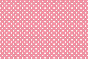 pretty cute girls pink polka dots seamless pattern retro stylish vintage white background vector