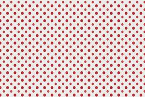 red polka dots seamless pattern retro stylish vintage white background vector