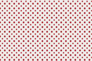 red polka dots seamless pattern retro stylish vintage white background vector