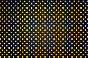 abstract luxury gold polka dots seamless pattern retro stylish vintage black background vector
