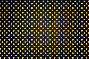 abstract luxury gold polka dots seamless pattern retro stylish vintage black background vector