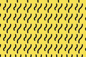 Abstract black lines patterns wide yellow stylish retro background vector