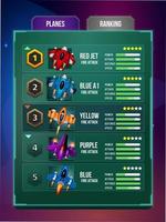 Space shooter game ui menu popups  sci fi theme vector