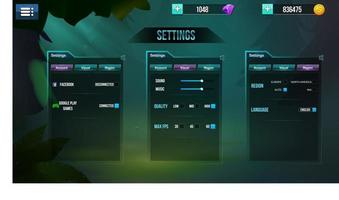 Stylize Game UI elements menu popups vector