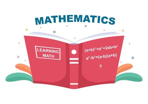 Learning Mathematics of Education and Knowledge Background Cartoon Vector Illustration. Science, Technology, Engineering, Formula or Basic Math