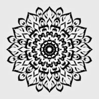 Circular pattern mandala art decoration elements vector